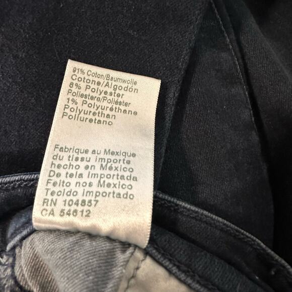 Adriano Goldschmied AG Dark Wash Stretch Skinny Jeans Denim Pants Sz 25R - Picture 5 of 6